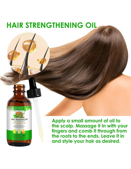 Aceite Crecimiento Capilar Orgánico USJBF 140g - Romero y Menta