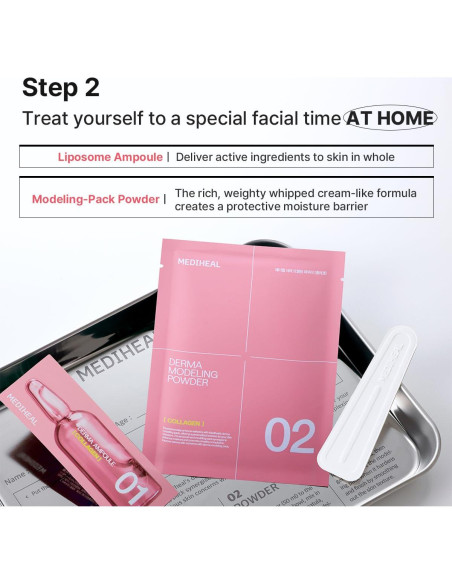 Mediheal Pack de Modelado Derma Colágeno 28.1g - Máscara Hidratante Mediheal Pack de Modelado Derma Colágeno 28.1g - Máscara Hidratante