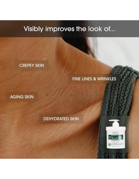 Crema Reafirmante Colágeno Advanced Clinicals 2x16oz