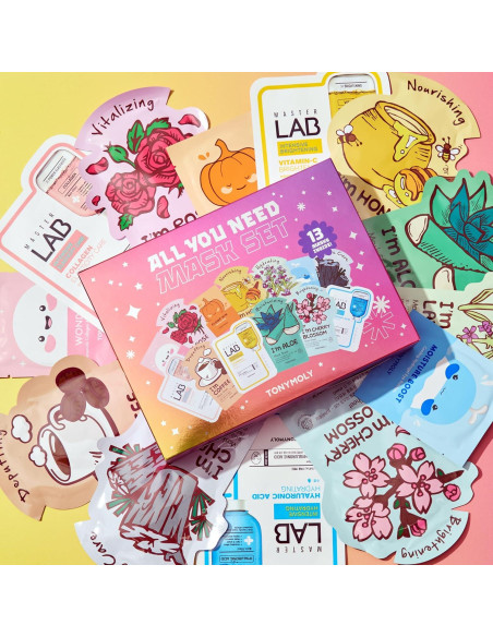 Conjunto de Mascarillas TONYMOLY - 13 Piezas Hidratantes Conjunto de Mascarillas TONYMOLY - 13 Piezas Hidratantes