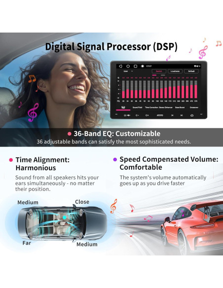 Estéreo de Coche ATOTO A6 PF 9" Android Doble DIN Bluetooth
