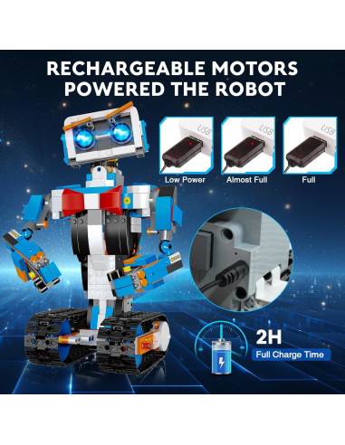 Robot de Construcción STEM GUANGDONG 8-12 Años Control Remoto