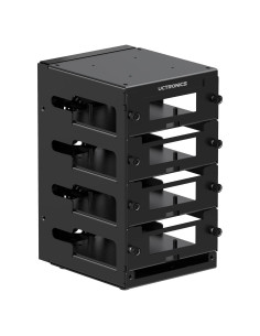 UCTRONICS Caja Clúster Raspberry Pi 4 Capas con Ventiladores