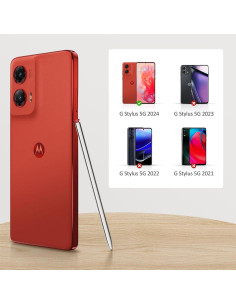 Bolígrafo Stylus Granarbol para Moto G Stylus 5G 2024 Rojo 2