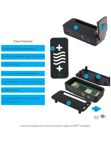 Kit Vilros Raspberry Pi Zero 2 W con Accesorios Esenciales