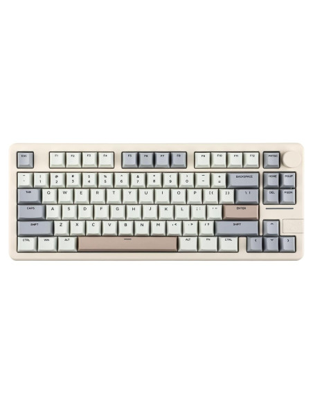 Teclado Gaming Inalámbrico EPOMAKER Galaxy70 75% Blanco