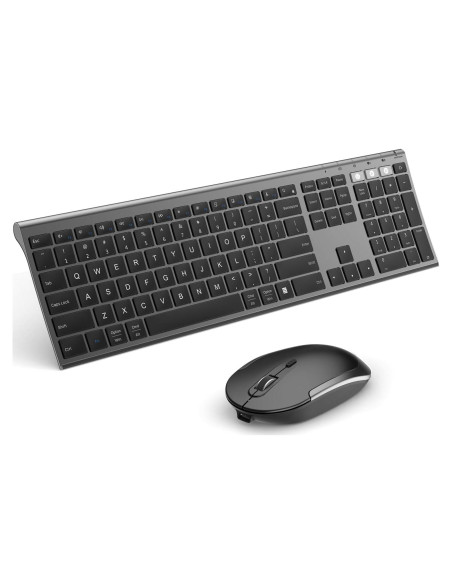 Combo Teclado y Ratón Inalámbrico VssoPlor Gris Espacial Combo Teclado y Ratón Inalámbrico VssoPlor Gris Espacial