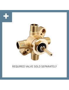 Kit de Acabado de Válvula de Transferencia Moen UT2921 Cromo 2