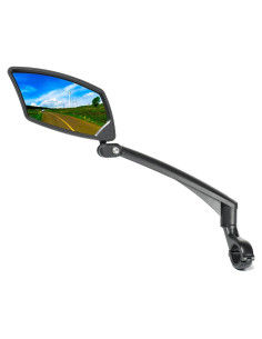 Espejo de Manillar BriskMore para Bicicleta Izquierda 11.94x6.10cm