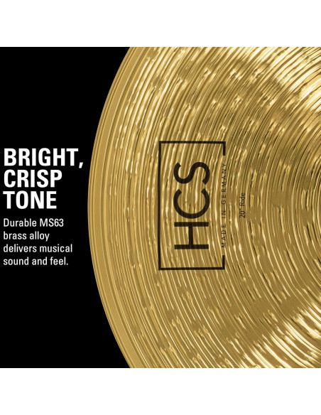 Meinl Platillo Ride 20" Latón HCS20R Tradicional
