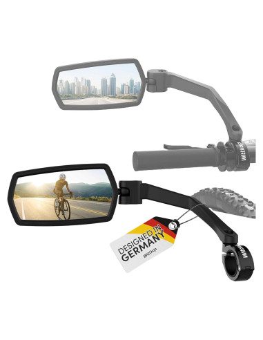 Espejo de Bicicleta Wittkop Izquierda HD Plegable 360