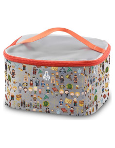 Estuche de Maquillaje PXTIDY Gris 24x17.5x12 cm