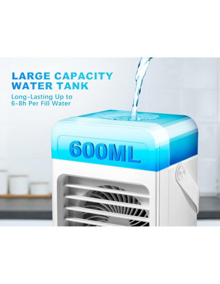 Acondicionador de Aire Portátil Hyanexvexal F2 600ML 4 en 1