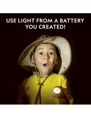 Kit de Baterías National Geographic - Reloj y Linterna STEM