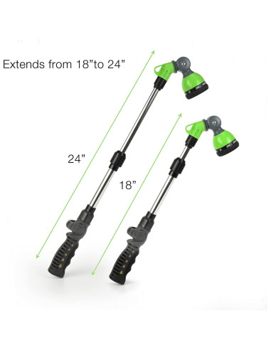 Varita de Riego Telescópica Pri Gardens 45-61 cm 8 Modos