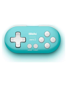 Controlador Mini 8Bitdo Zero 2 Bluetooth Turquesa para Juegos