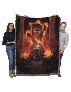 Manta Pure Country Weavers No Pasarás 183 x 137 cm Algodón