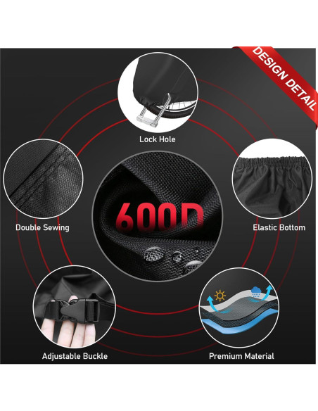 Funda para 2 Bicicletas Zettum XL Impermeable 600D