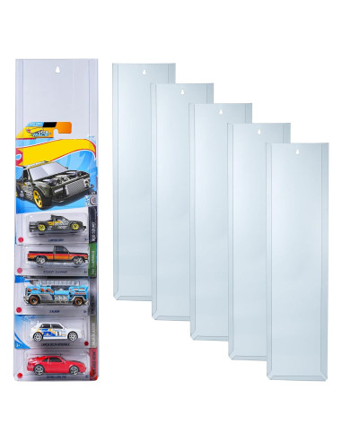 Estuche de Exhibición KASTUN para Hot-Wheels y Match-Box 5 Pcs