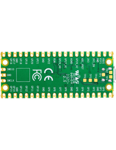 Placa Microcontrolador Raspberry Pi Pico RP2040 2MB Flash