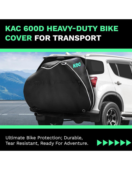 Funda para Bicicleta KAC 1 Bicicleta L Impermeable 600D