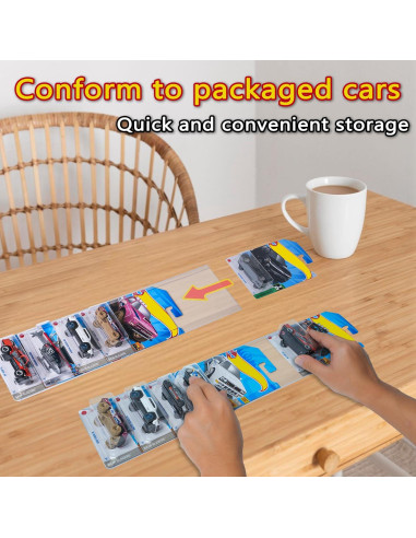 Estuche de Exhibición KASTUN para Hot-Wheels y Match-Box 5 Pcs