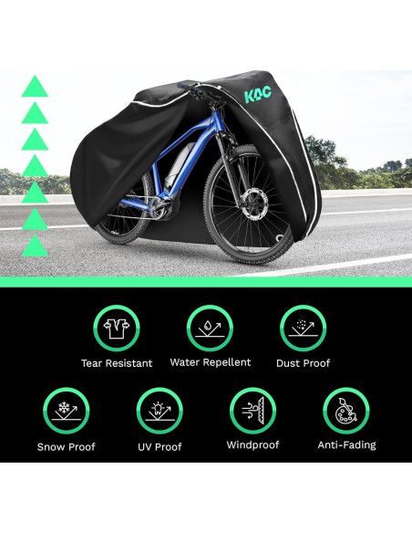 Funda para Bicicleta KAC 1 Bicicleta L Impermeable 600D