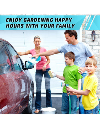 Boquilla de Manguera AUTOMAN - 10 Patrones, Metal, 0.23 kg