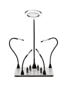 Estación de Soldadura SainSmart con Lámpara LED 5X y Base Grande 2