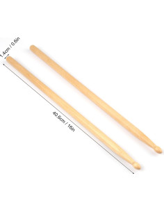 Baquetas GNIEMCKIN 5A de Madera de Arce - 24 Pares 2