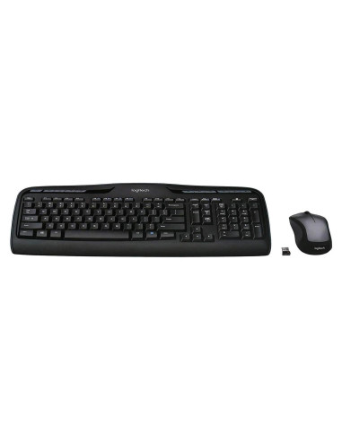 Combo Inalámbrico Teclado y Ratón Logitech MK335 - Negro/Plata
