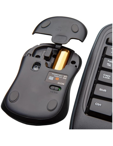 Combo Inalámbrico Teclado y Ratón Logitech MK335 - Negro/Plata