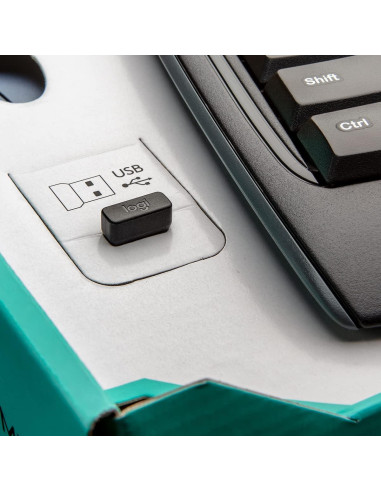 Combo Inalámbrico Teclado y Ratón Logitech MK335 - Negro/Plata