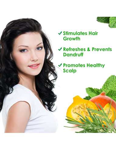 Aceite Crecimiento Capilar Orgánico USJBF 140g - Romero y Menta