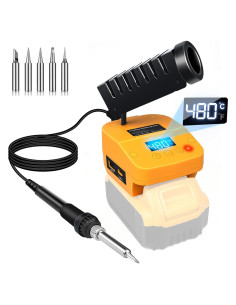 Estación de Soldadura Inalámbrica Dewalt 20V LCD USB