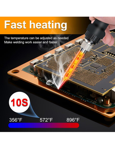 Estación de Soldadura Inalámbrica Dewalt 20V LCD USB