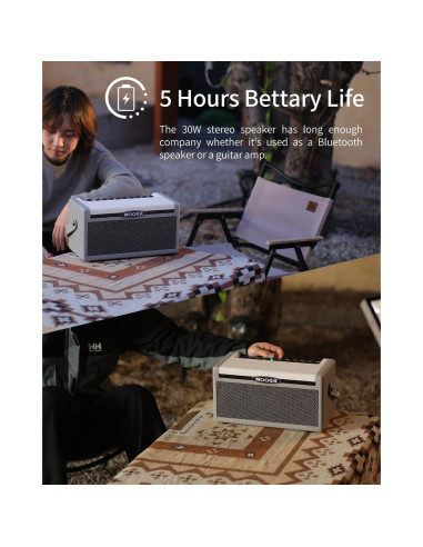 Amplificador MOOER SD30i 30W Bluetooth Portátil con Efectos
