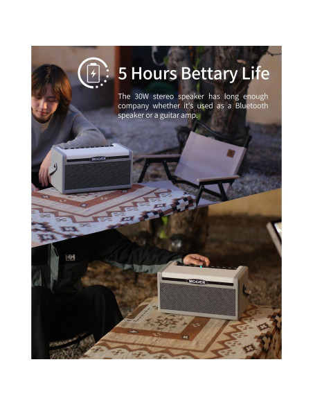 Amplificador MOOER SD30i 30W Bluetooth Portátil con Efectos