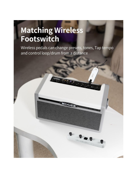 Amplificador MOOER SD30i 30W Bluetooth Portátil con Efectos