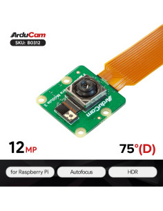 Cámara Arducam 12MP IMX708 Autofocus para Raspberry Pi V3 2