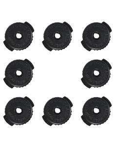 8 Piezas Tuerca de Platillo Plástico 8mm Accesorios Batería