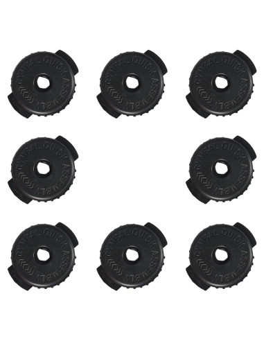 8 Piezas Tuerca de Platillo Plástico 8mm Accesorios Batería