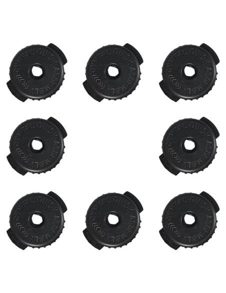 8 Piezas Tuerca de Platillo Plástico 8mm Accesorios Batería