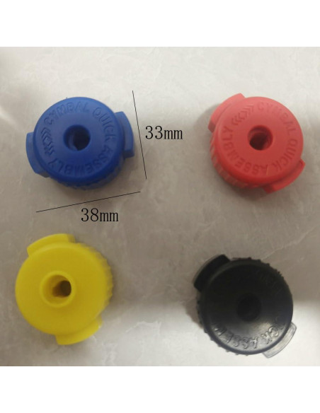 8 Piezas Tuerca de Platillo Plástico 8mm Accesorios Batería