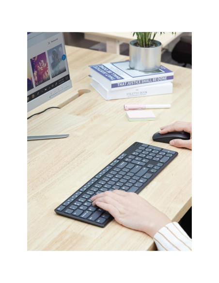 Teclado Inalámbrico Lenovo 300 Compacto con Teclado Numérico