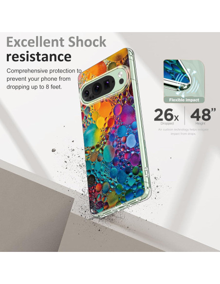 Funda TPU Transparente Mandala para Google Pixel 9 Pro XL Funda TPU Transparente Mandala para Google Pixel 9 Pro XL