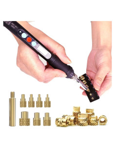 Soldador Digital Cxydm 60W con 100 Piezas de Inserciones
