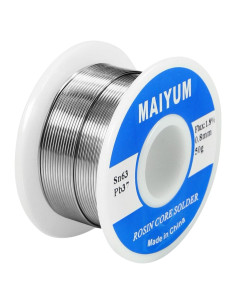Alambre de Soldadura Estaño 63 Plomo 0.8mm 50g Resina