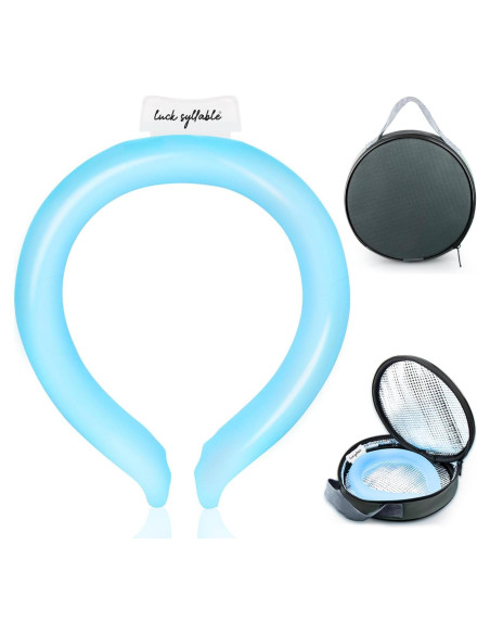 Tubo Enfriador de Cuello Luck Syllable Azul Reutilizable 150g Tubo Enfriador de Cuello Luck Syllable Azul Reutilizable 150g
