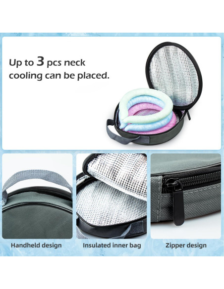 Tubo Enfriador de Cuello Luck Syllable Azul Reutilizable 150g Tubo Enfriador de Cuello Luck Syllable Azul Reutilizable 150g